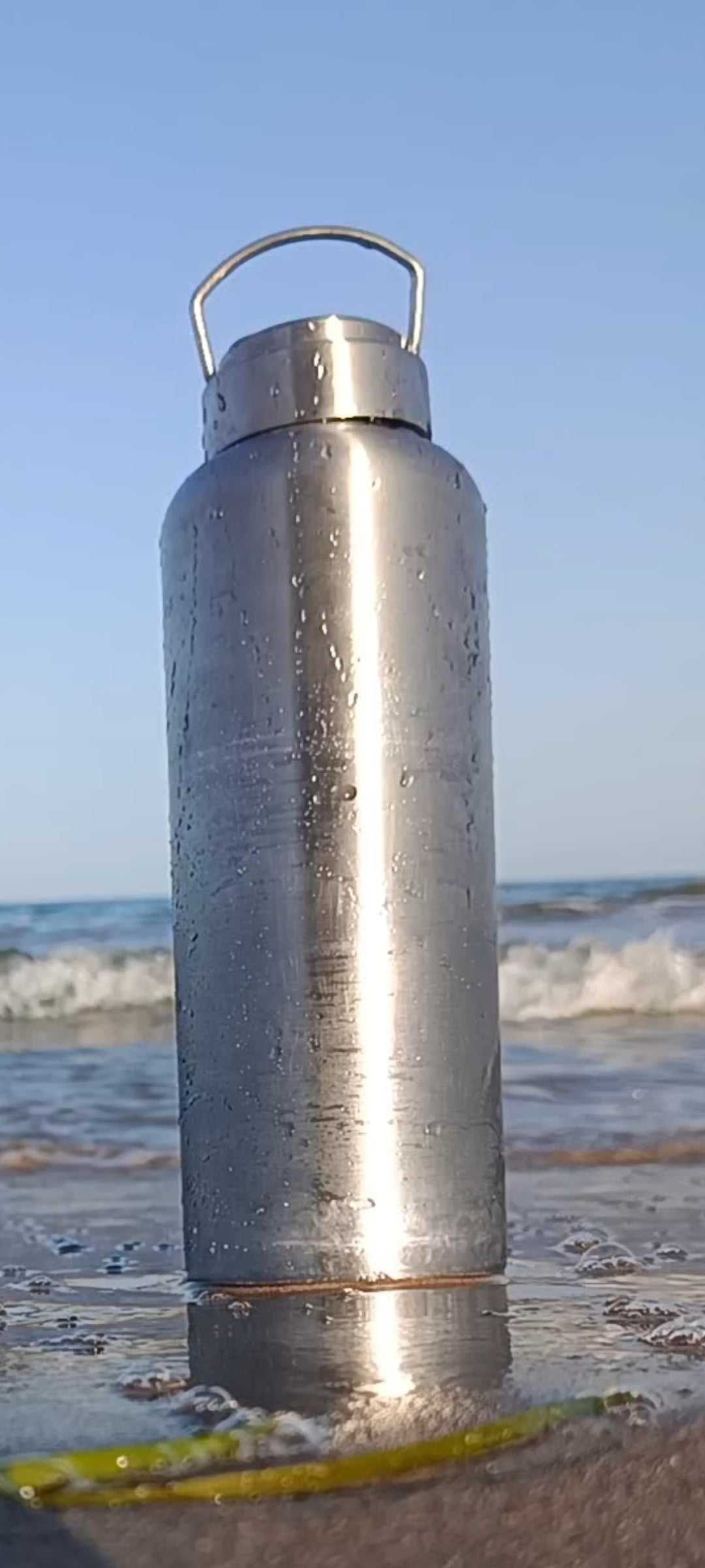 Botella Metis 1,5L de Acero Inox 304 – Ultra Resistente, Apta para Fuego Directo y 100% Acero